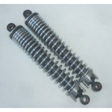 ZADNÍ TLUMIČE --  CHROMOVANÉ PRUŽINY  (PŮVODNÍ BŘEZNICE ČR) - PÁR (TYP 639,640)